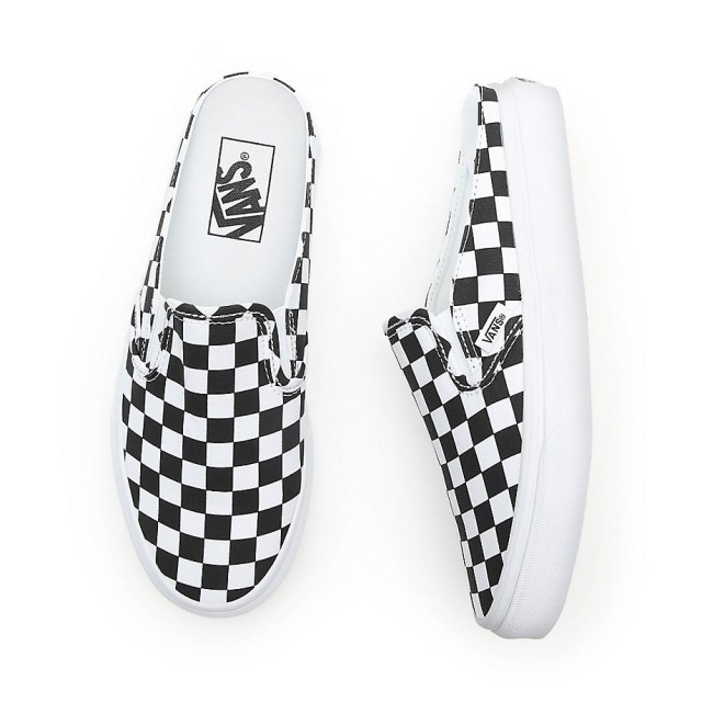 Мюли унисекс Vans Classic Slip-On Mule Checkerboard Black/True White