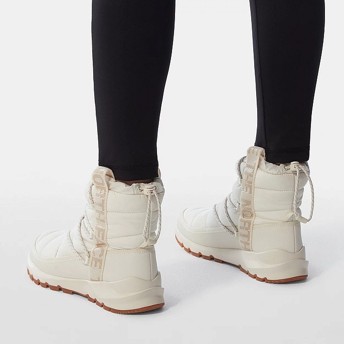 Ботинки дутики женские зимние The North Face Thermoball™ Lace-Up Boots Vintage White/Vintage White