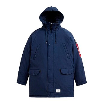 Мужская куртка парка Alpha Industries N-3B Altitude MOD Parka Replica Blue