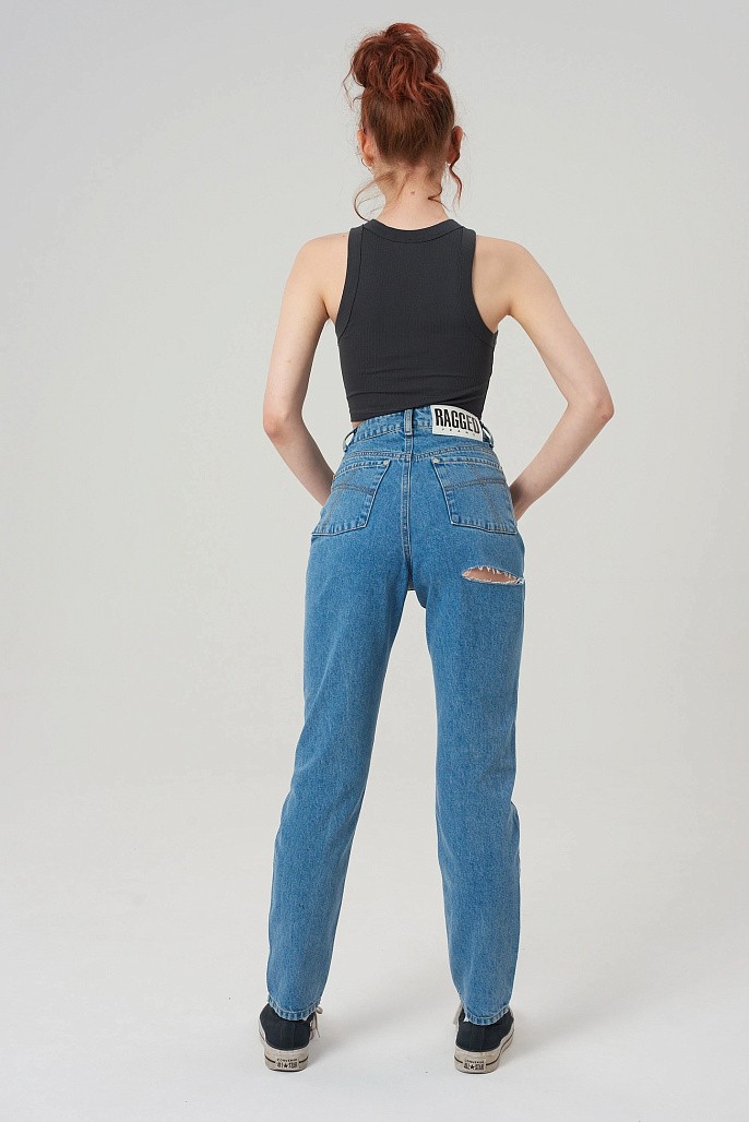 Джинсы женские Ragged Jeans Butt Cut Jean Light Blue