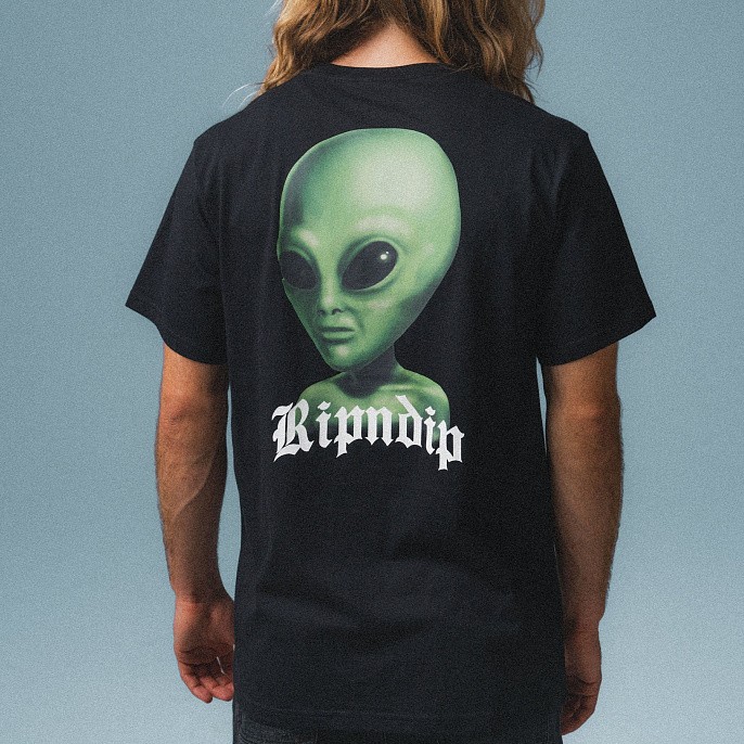 Футболка RIPNDIP We Come In Peace Tee Black