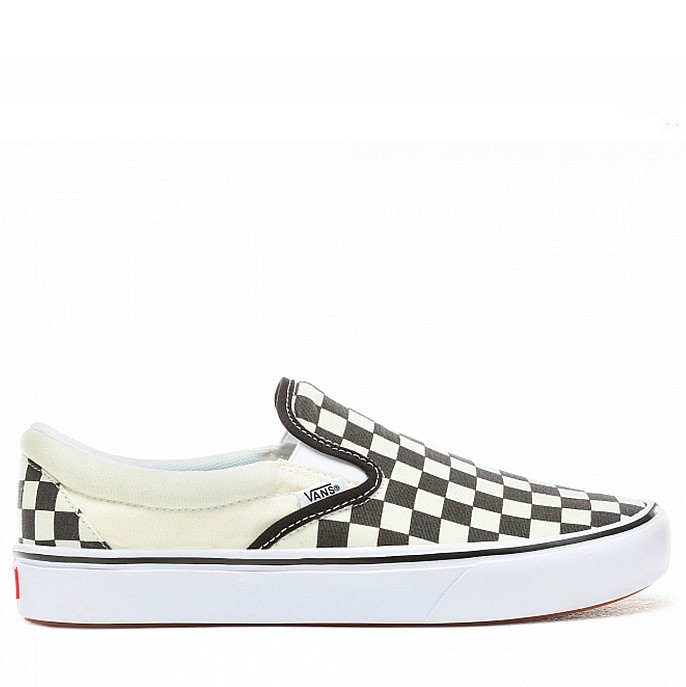 Кеды унисекс Vans Comfycush Slip-On Checkerboard/True White