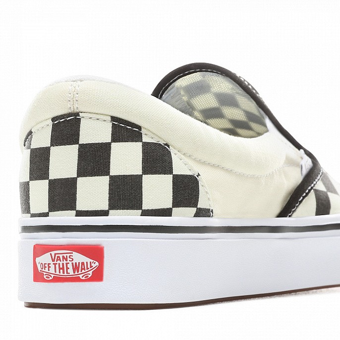 Кеды унисекс Vans Comfycush Slip-On Checkerboard/True White